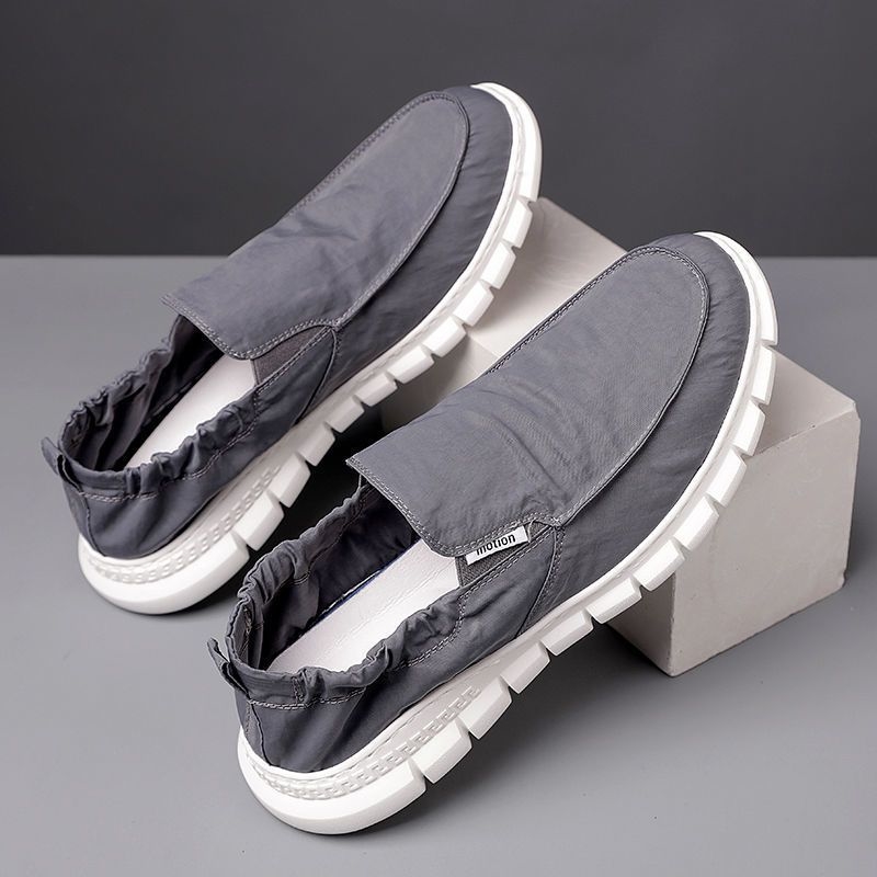 Men's summer breathable one foot lazy work old Beijing cloth cross-border men's casual board shoes