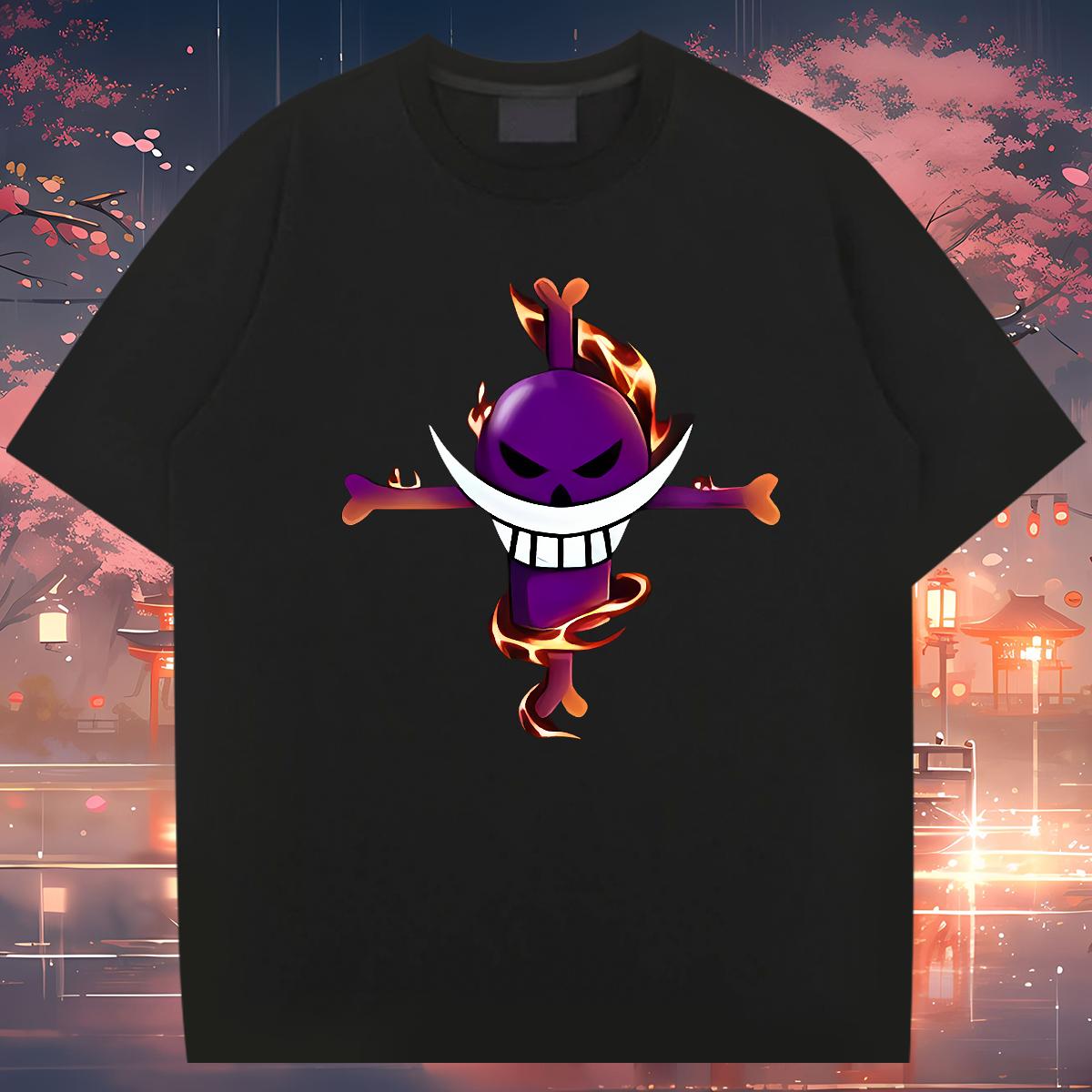 Popular Men T Shirts 1 100% Cotton 230g Casual Beach Breathable Short Sleeve Mens Tshirts Fashion Skull Tops Shirt