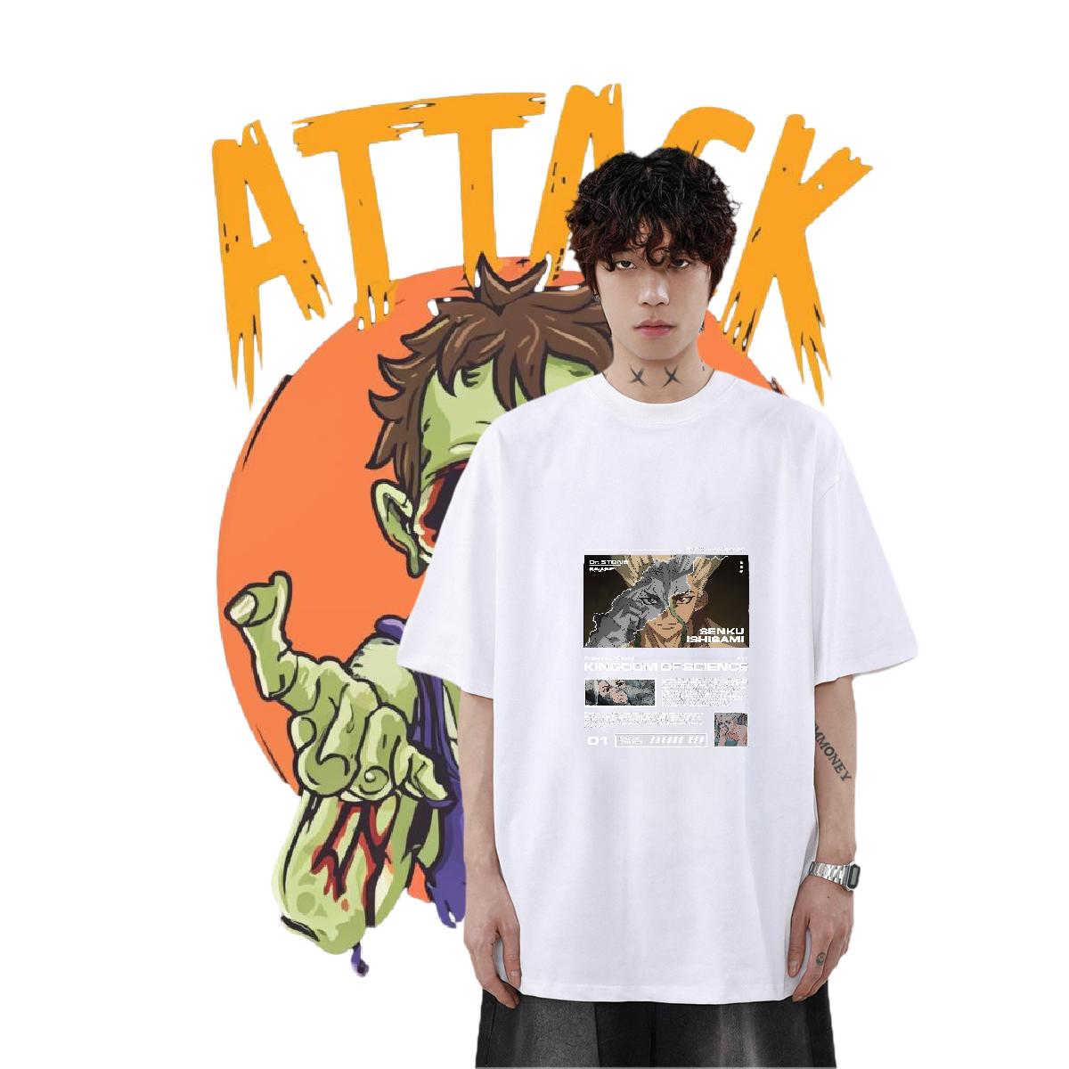 Comfortable Men Clothes T-Shirt Cotton O Neck Short Sleeves Outdoor T shirt DIY Printed Fashion Designer Clothings