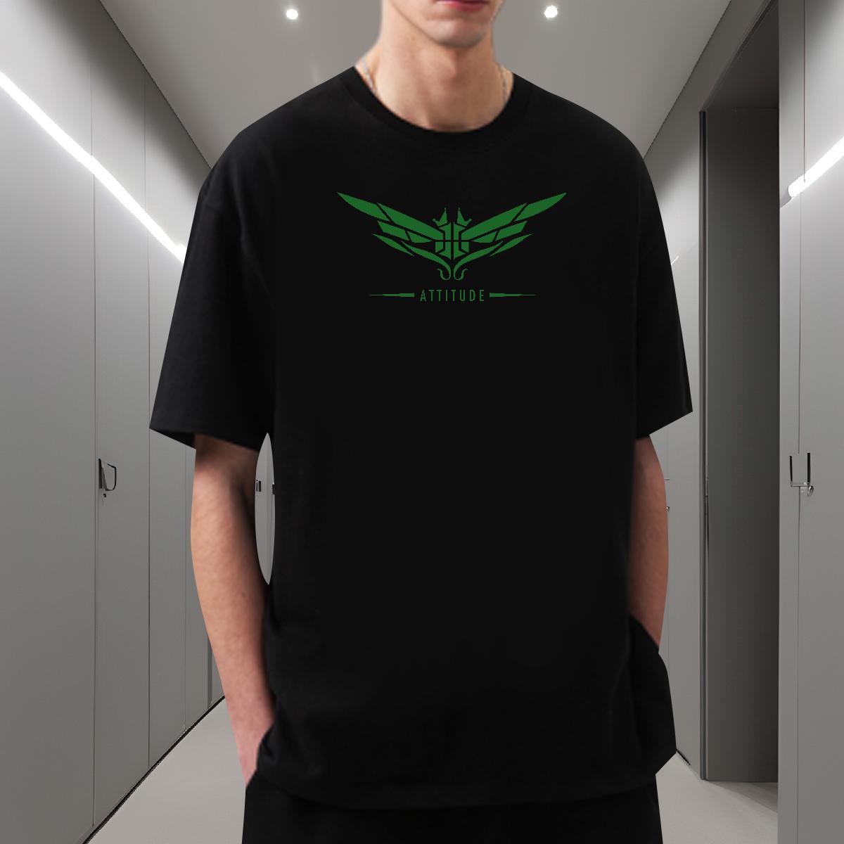 DIY T shirt Wing 100% Cotton 230g Custom Printing Mens Tshirts Hip Hop Street O-Neck Short Sleeve Cotton Designer Clothes