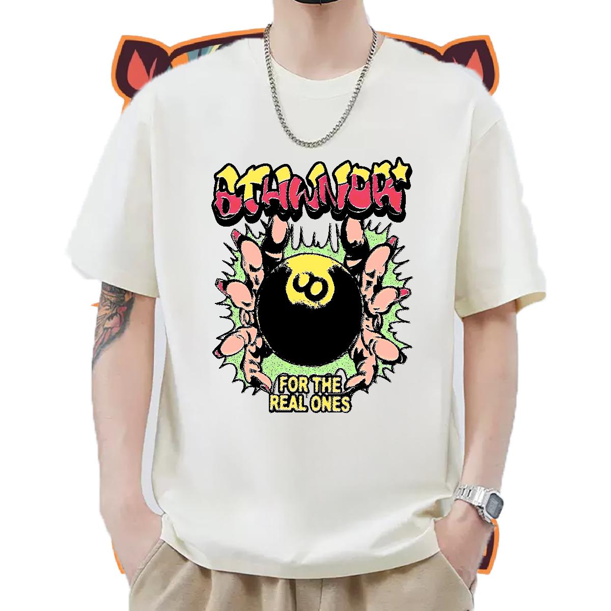 Soft Man T Shirts Hip Hop Street Crew Neck Cotton Tshirt for Man Woman Custom DIY Anime Tops Shirt