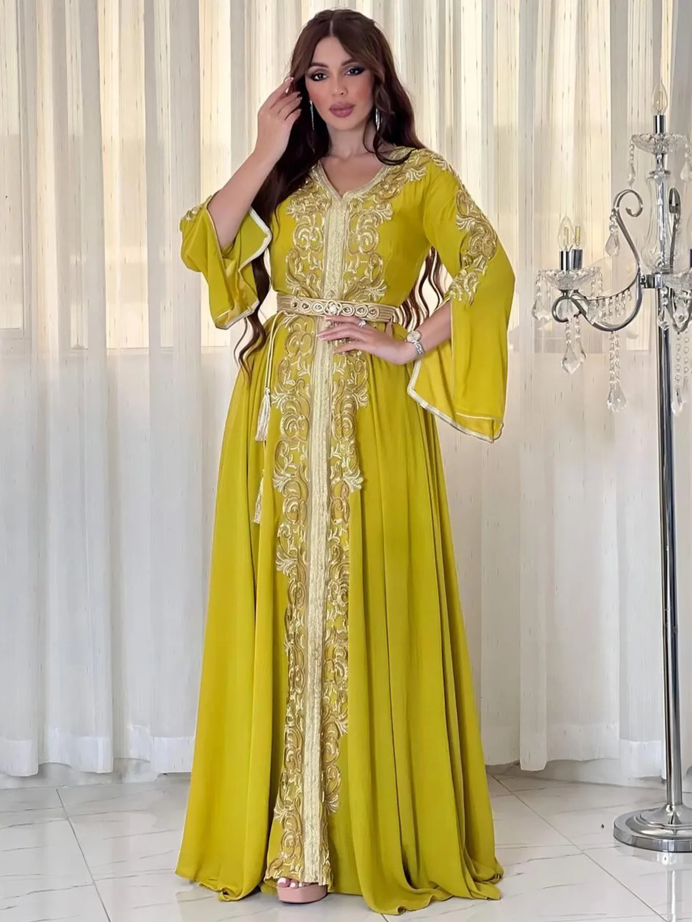 Eid Muslim Party Dress for Women Abaya Emboridery Jalabiya Morocco Dresses Abayas Kaftan Islam Vestidos Arab Long Robe 240715