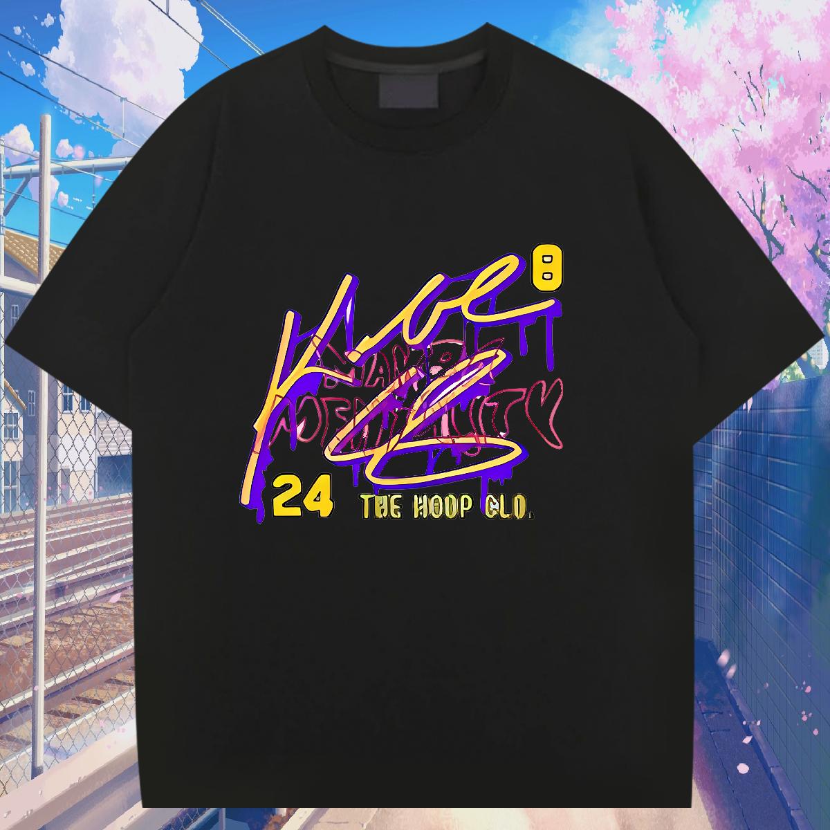 2024 Summer T-Shirts DIY Logo Home Outdoor Tshirts Crew Neck Cotton Comfortable