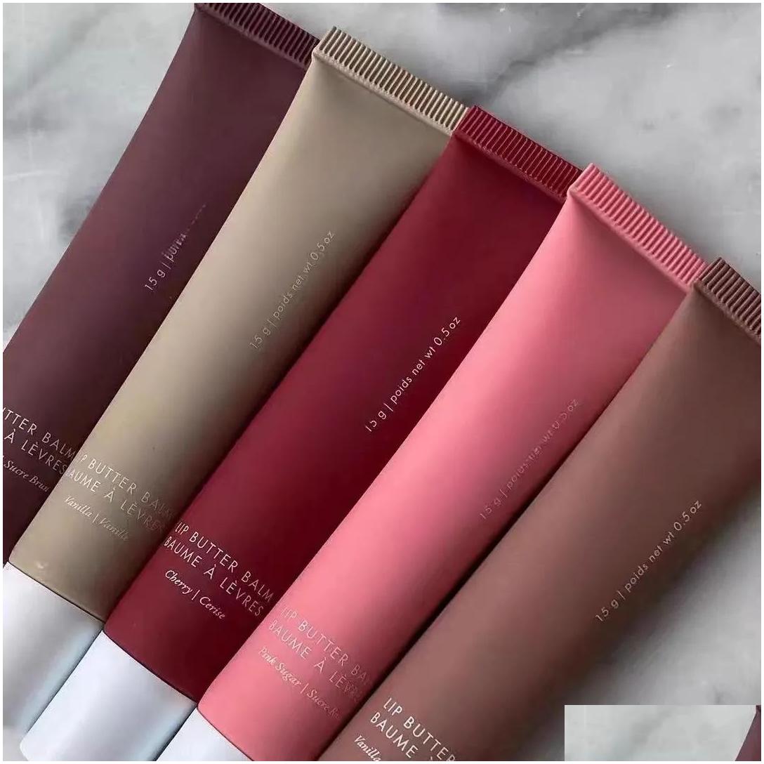 New Lip Balm Makeup Butter For Smooth And Soft Lips Pink Sugar Illa Beige Brown Sweet Mint Cherry Summers Fridays Top Drop Delivery Health Otmiw CL250