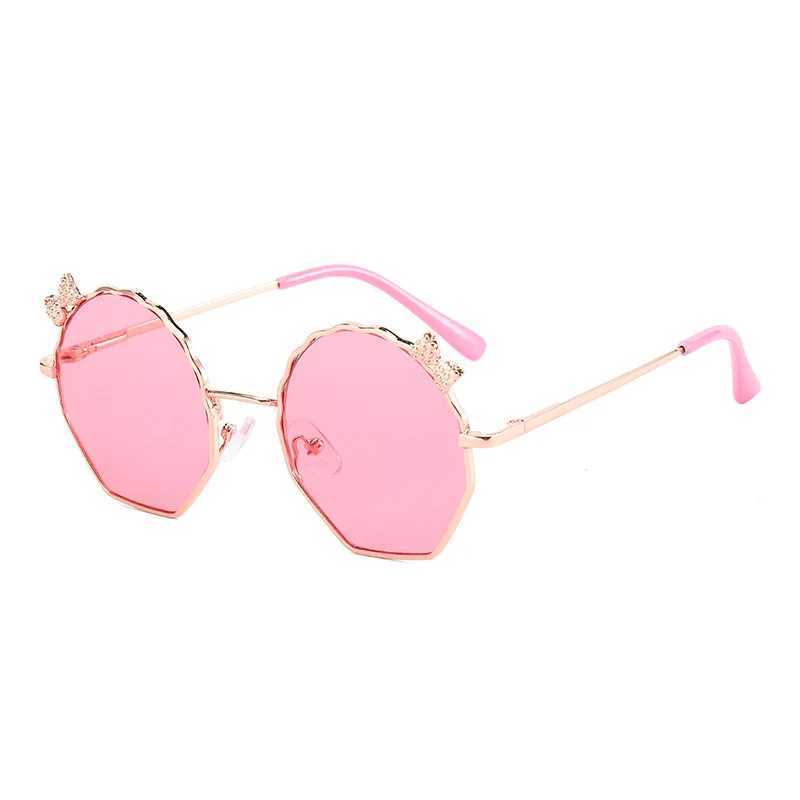 Sunglasses sunglasses childrens fashion 202 new metal bow trendy childrens glasses anti ultraviolet sunglasses b149