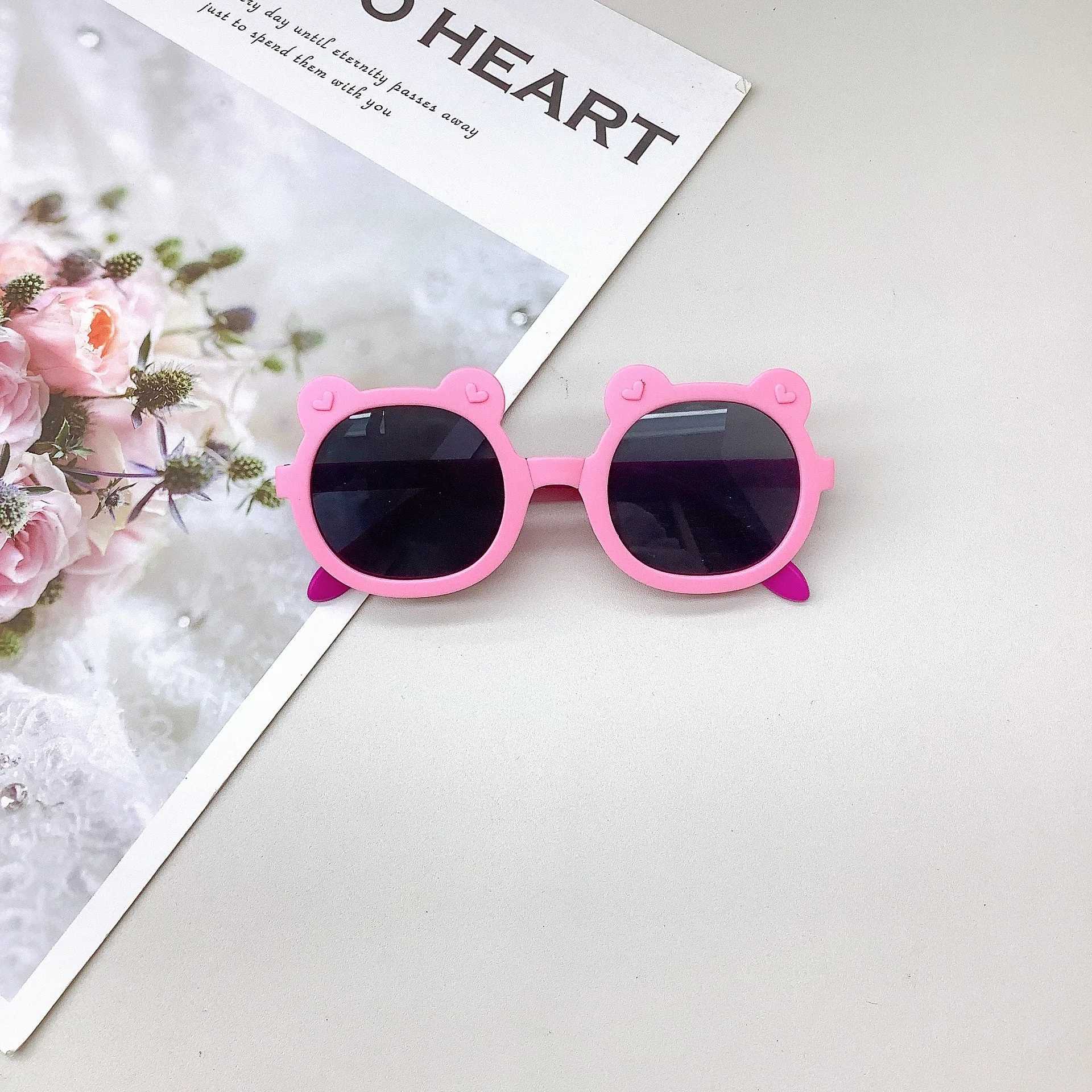 Sunglasses Fashionable Sun UV Protection Foldable And Cute Girls SunglaSSeS Childrens ConCave Shaped Glasses