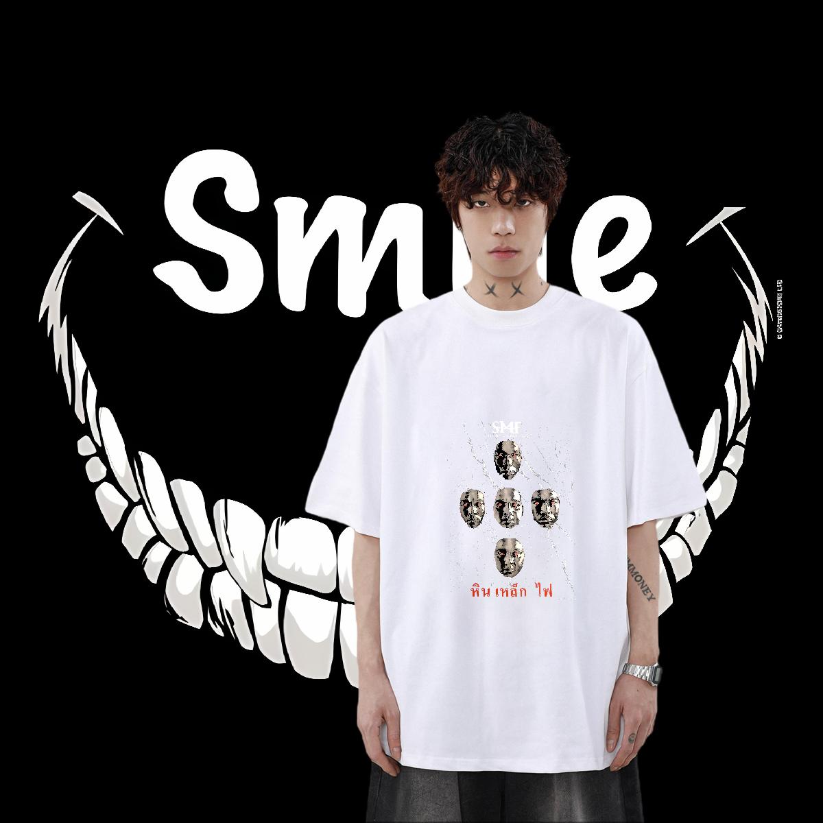 2024 New T shirt DIY Anime Tshirts Hip Hop Street 180g Cotton Unisex Clothings