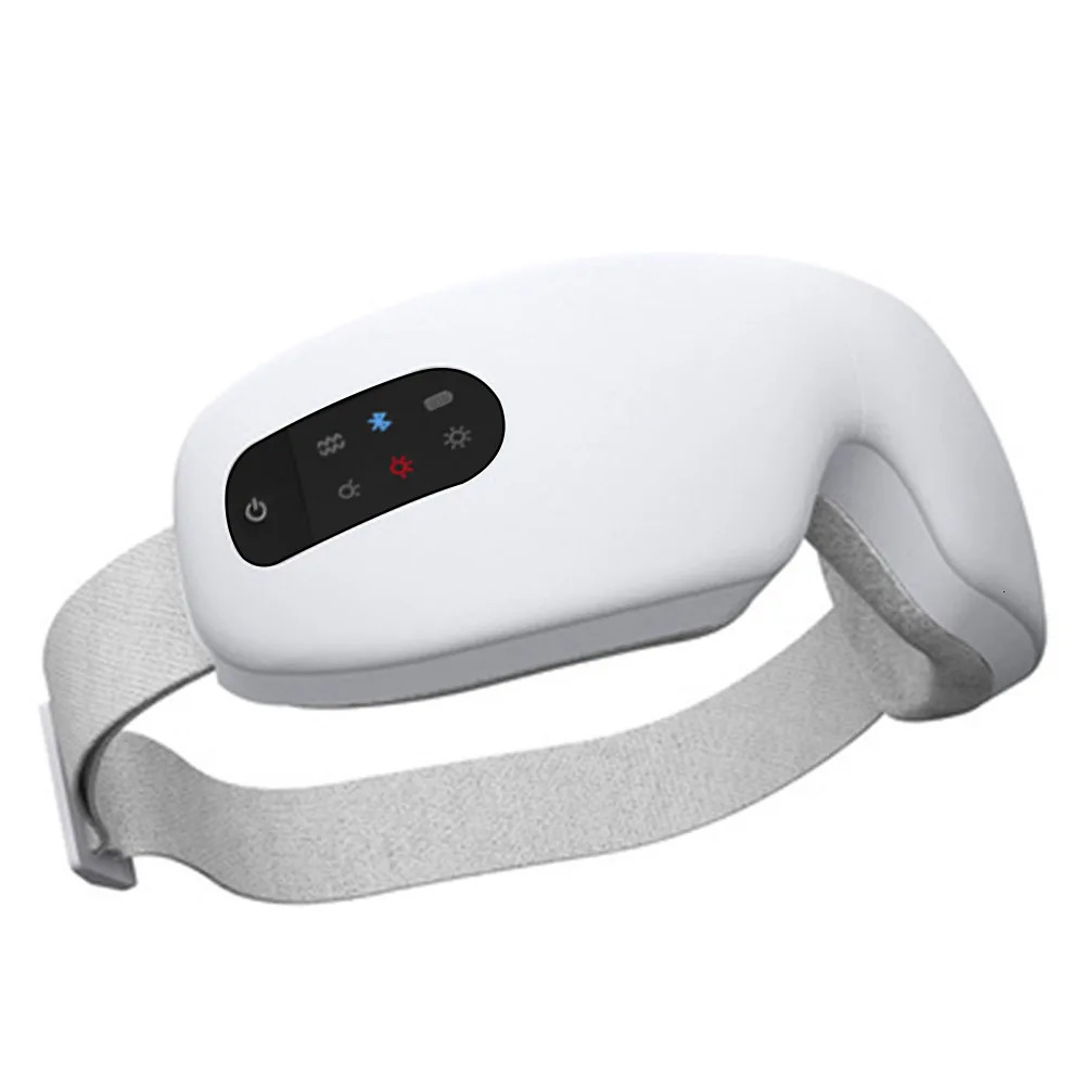 Electric Eye Massager Compress Vibration Massage Bluetooth Music Relief Stress Fatigue Relax Foldable Eye Care Smart Glasses 240712