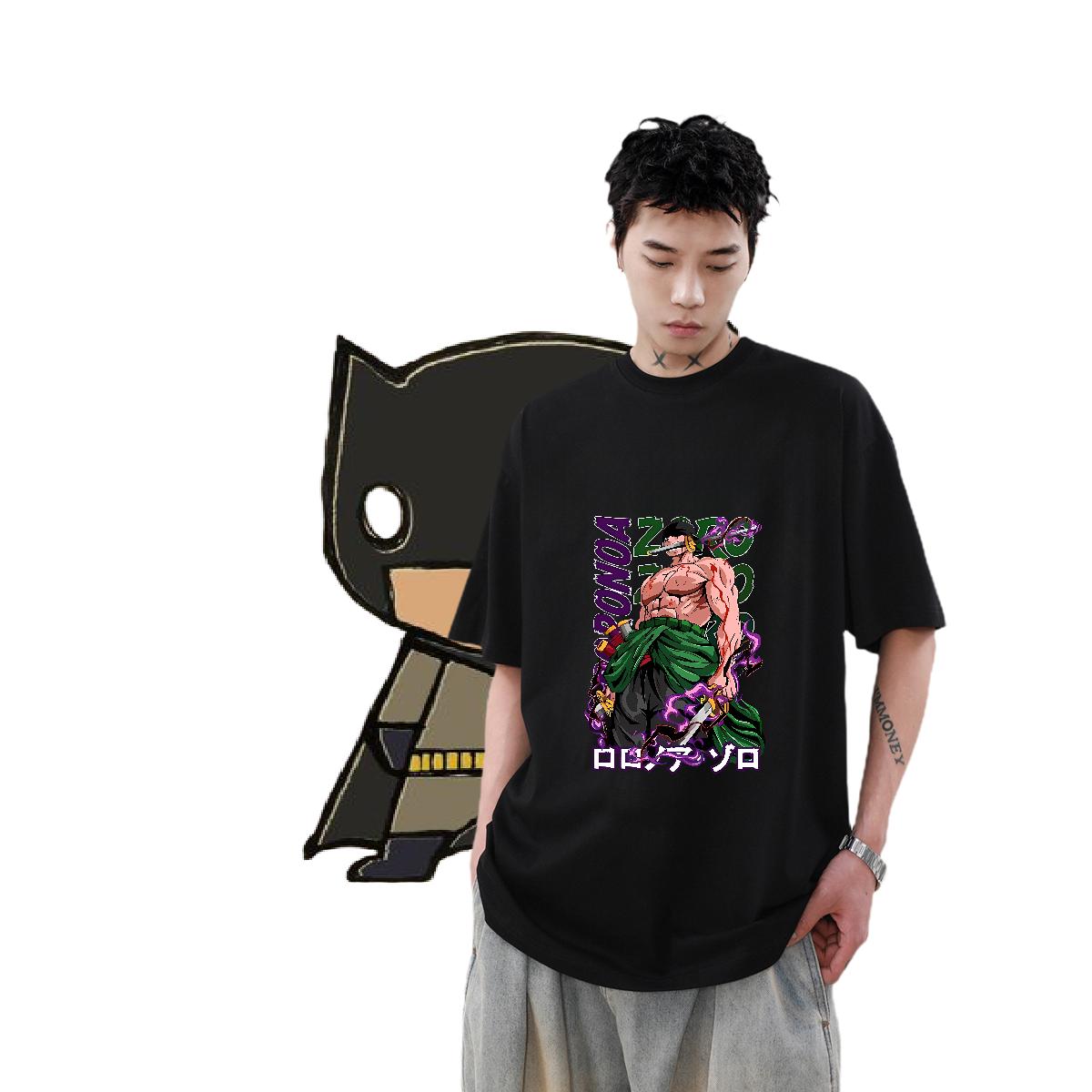 New T-Shirts for Men Custom Anime Men Tees Casual Cotton Breathable Classic Top Tees