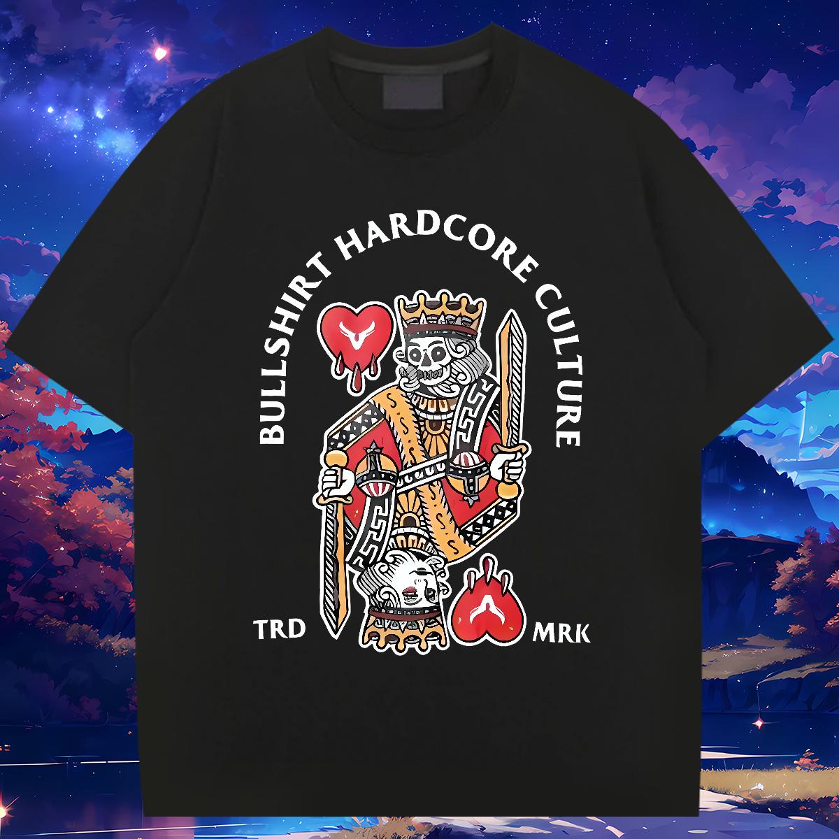 Stylist T-Shirts fashion 230g 100% Cotton Anime Men Tshirts Street Cotton Breathable Designer Tees