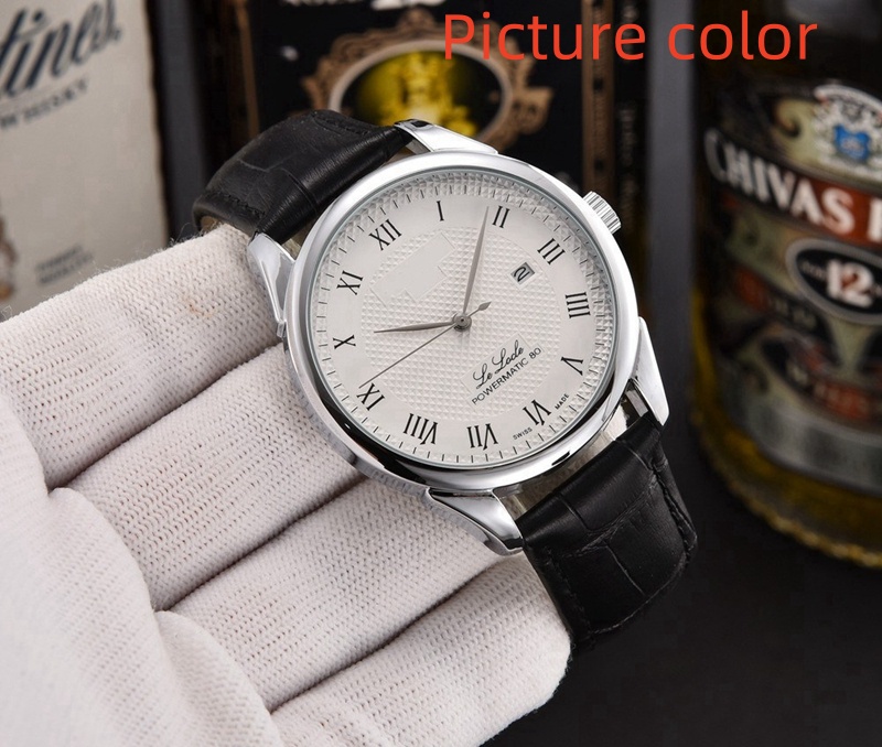 Tiss 2024 high quality luxury mens watches Three-needle working series Quartz watch Top luxury Brand Wristwatches Round Steel And Leather belt Fashion Gift