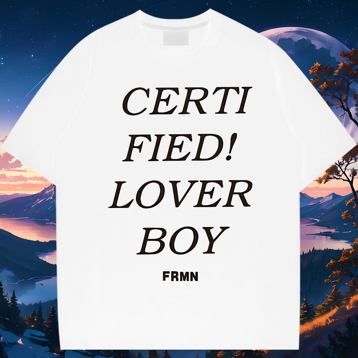 New Arrival Mens T Shirts fashion 100% Cotton 230g DIY Men Tees Home Outdoor Crew Neck Cotton Cool Design Clothes