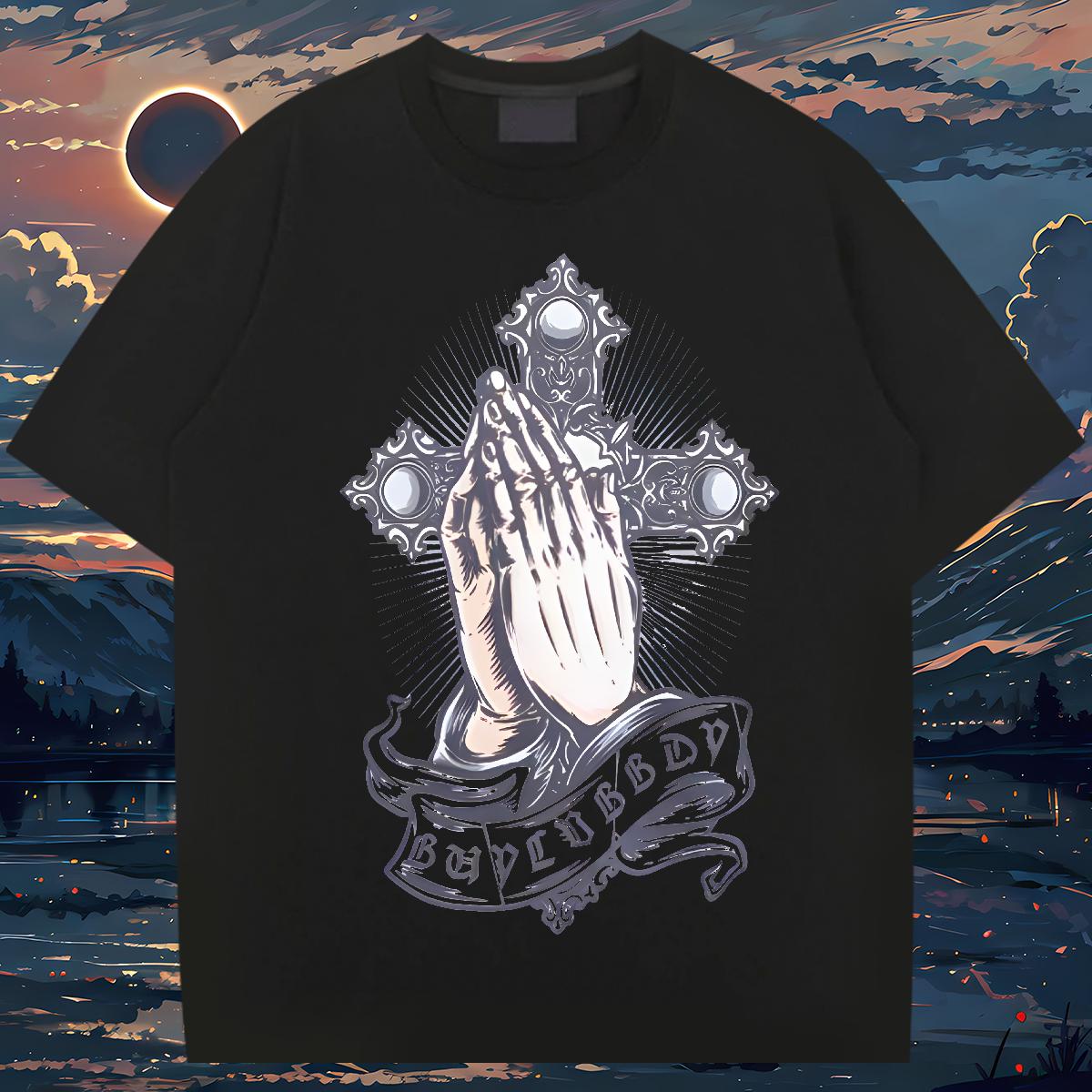 Cool Men T Shirts CY240709131-PR 230g Cotton Casual Daily Wear Short sleeve Cotton Soft Tshirt for Man Woman New Designer Custom Anime Clothings