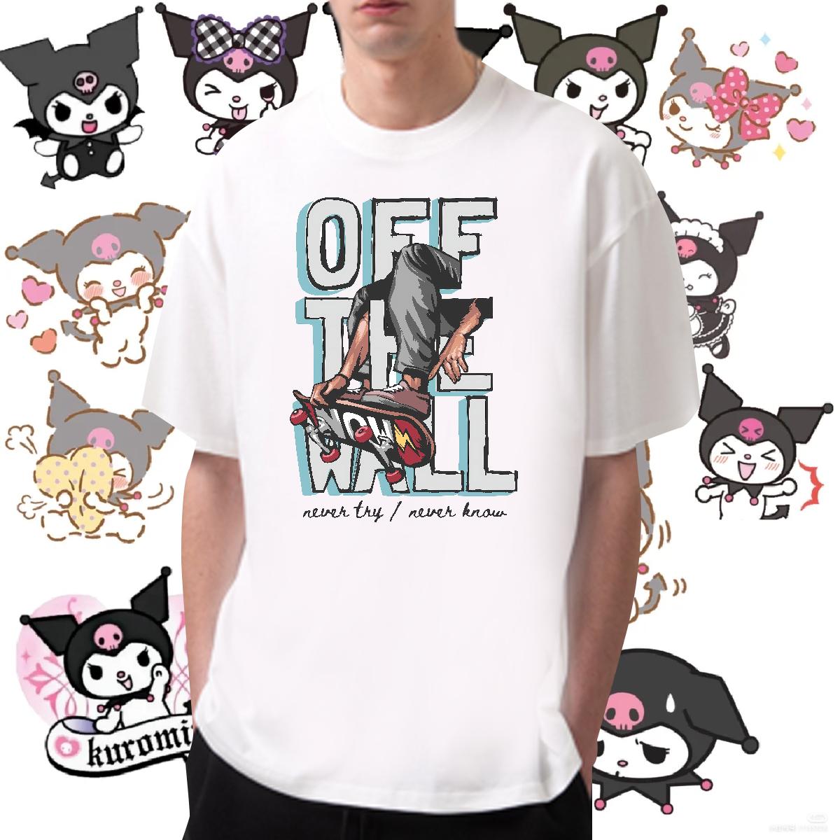 2024 New Man T Shirts Graffiti Art 230g Cotton DIY Logo Home Outdoor Men Tops Tees Cotton Breathable Cool