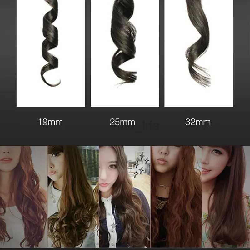 2020 Package sale LCD single cone hair curlers horn head pear electric wave perm rod does not hurt power generation coilCL240716