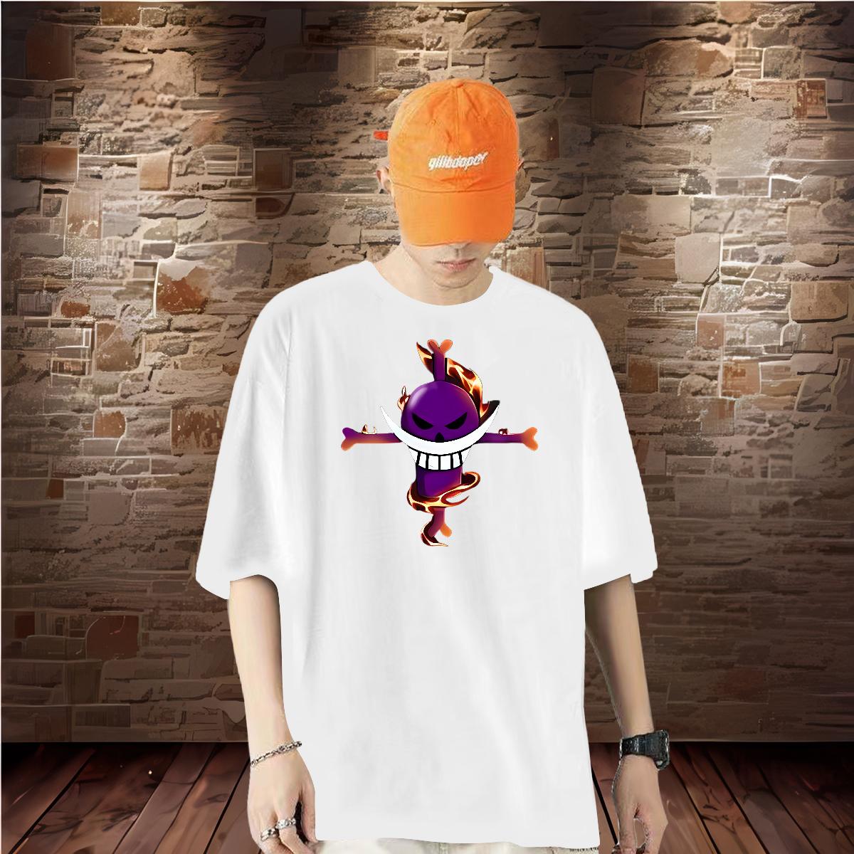 Cool Design Mens T Shirts 1 230g Cotton Hip Hop Street Cotton O Neck Short Sleeves Tshirts Fashion New Cartoon Print Tops Tees