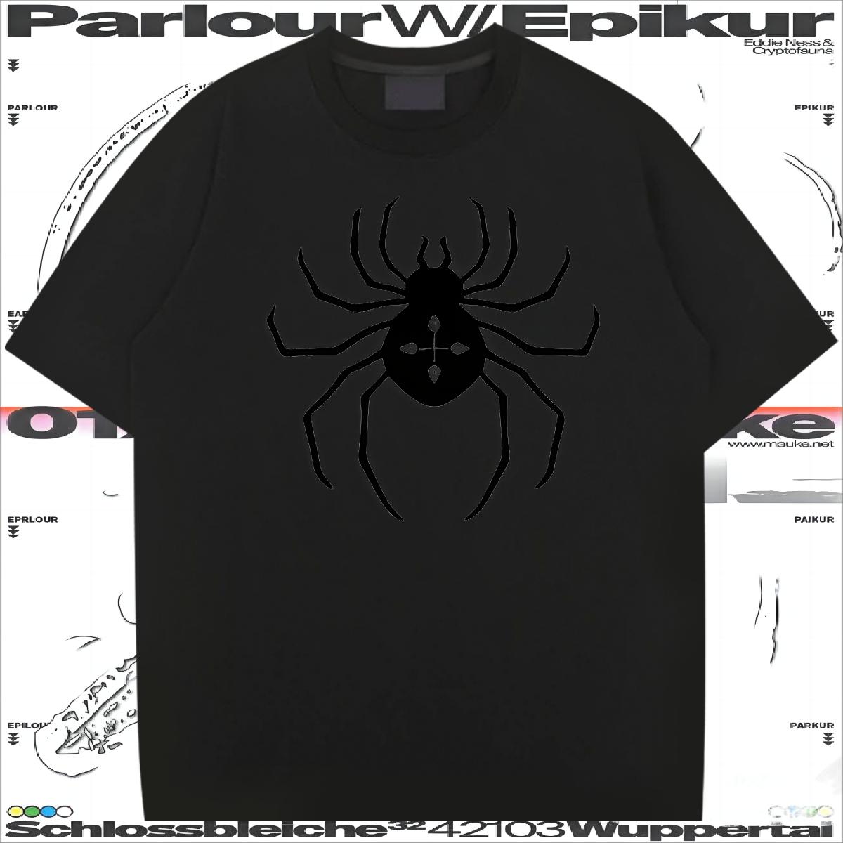 2024 Summer T-Shirts fashion 230g Cotton Anime Print Home Outdoor Mens Tshirts Short Sleeve Cotton O-Neck High Quality