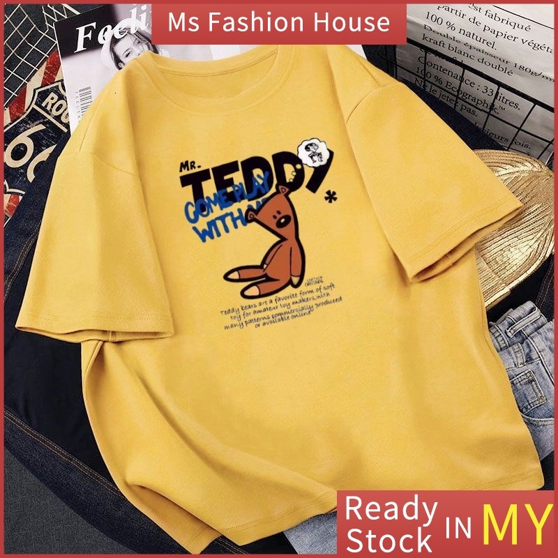 Designer's new women's T-shirt fashionable loose print plus size T-shirt short sleeved plus size T-shirt plus velvet top COD