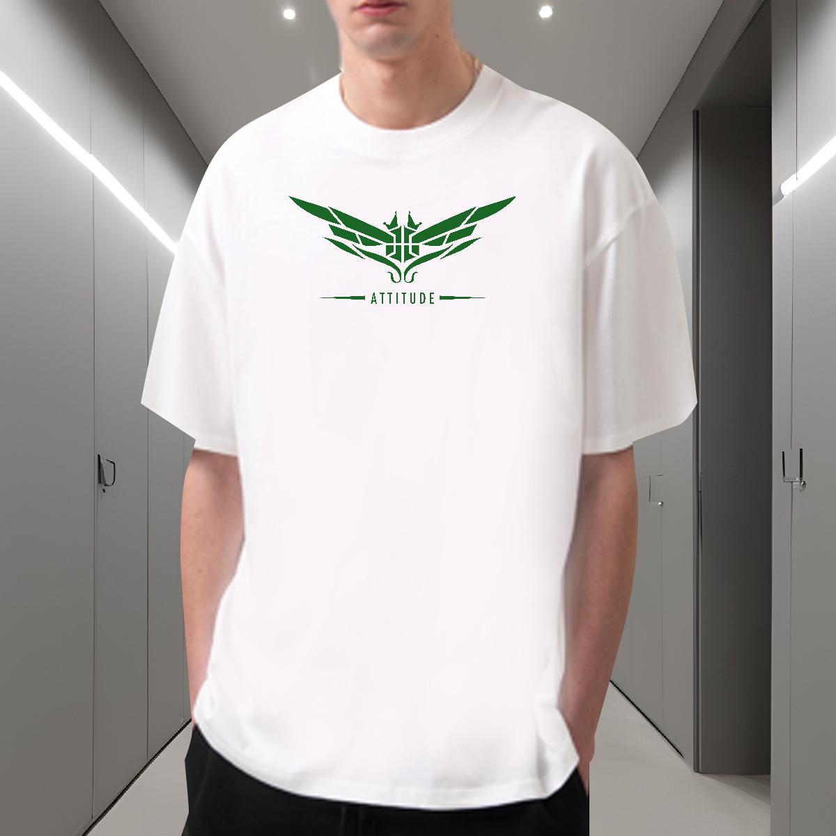 DIY T shirt Wing 100% Cotton 230g Custom Printing Mens Tshirts Hip Hop Street O-Neck Short Sleeve Cotton Designer Clothes