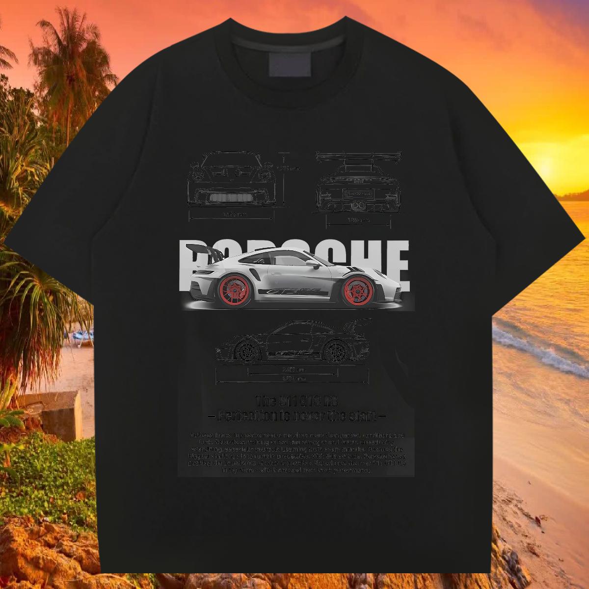 2024 Designer Mens T Shirts fashion 100% Cotton 230g Graphic Daily Outfit Tshirts Crew Neck Cotton Loose