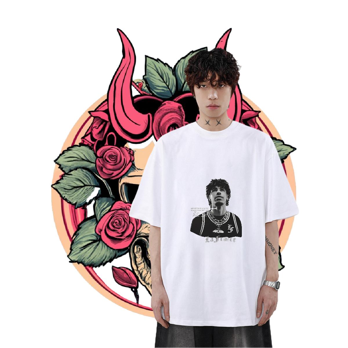 Stylist T Shirts Men Custom Printing Spring Summer Men Tshirts Short Sleeve Cotton O-Neck Cool Design