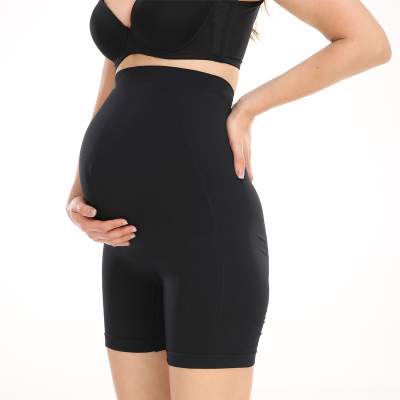 Summer pregnant women underwear with high waist and abdominal support breathable thin pregnancy safety pants for late pregnancy women's maternity