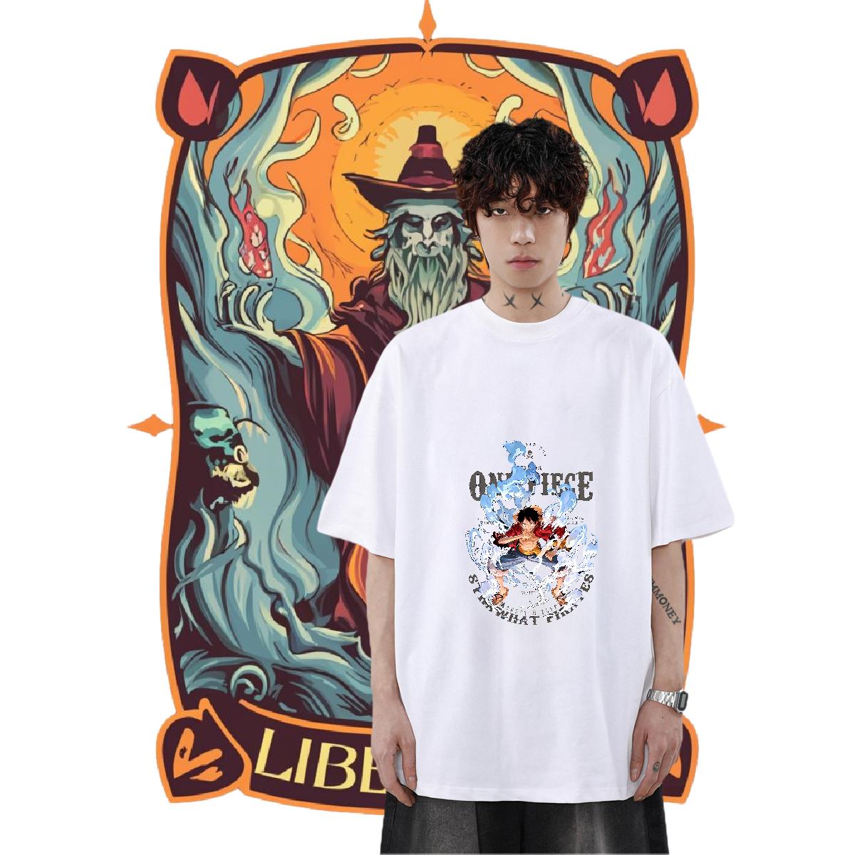 Cool Mens T Shirts Casual Daily Wear Cotton Breathable Short Sleeve Men Tees 2024 DIY Custom Anime Polos