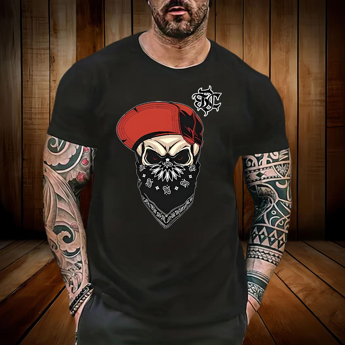 2024 Summer Mens T Shirts FATION 230g Cotton Custom Printed Tshirts Casual Daily Wear Breathable Crew Neck Cotton Comfortable Clothes