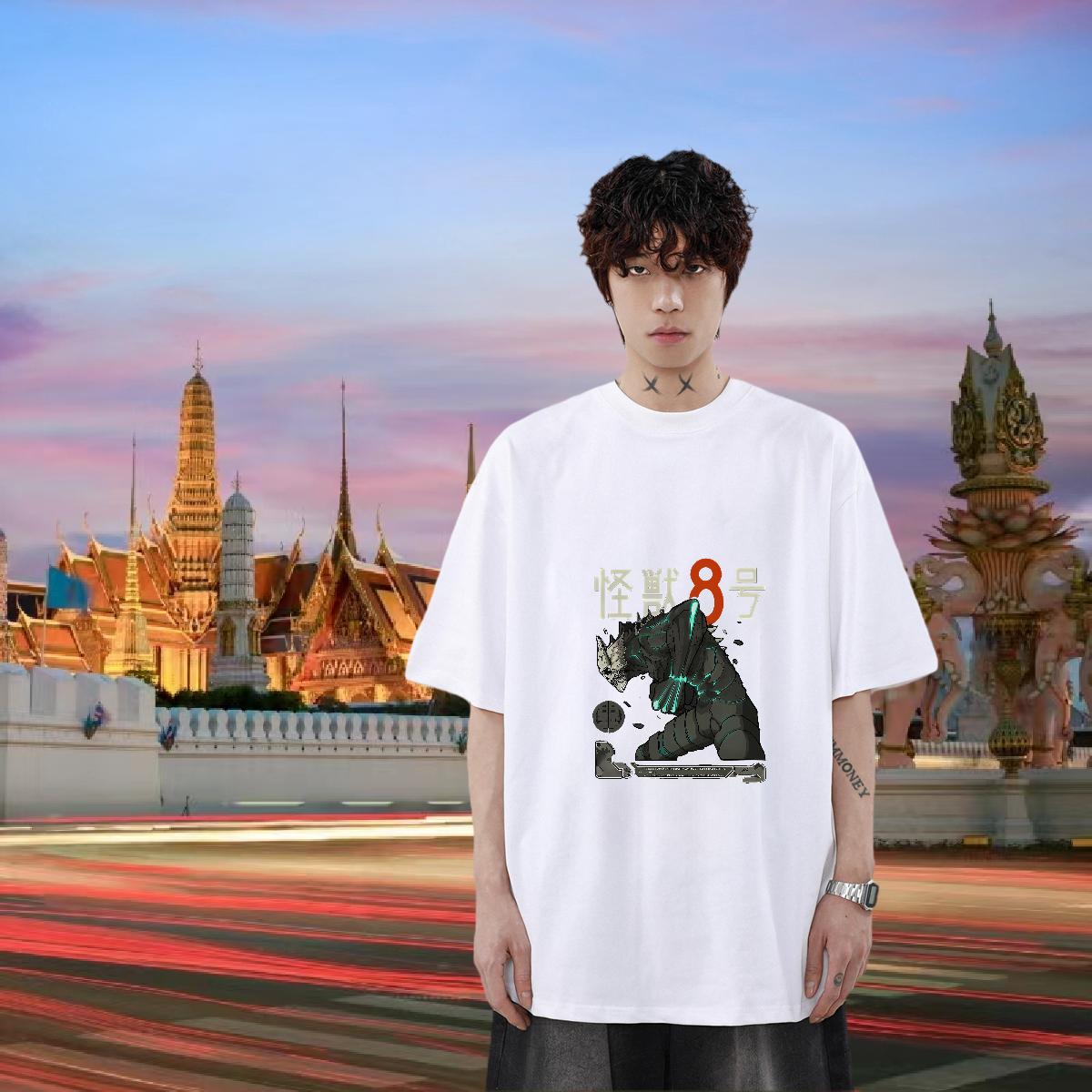 Casual New T-Shirts Black Oversized Men Clothes T-Shirt Casual Daily Wear Breathable Crew Neck Cotton Brand Tops Shirt