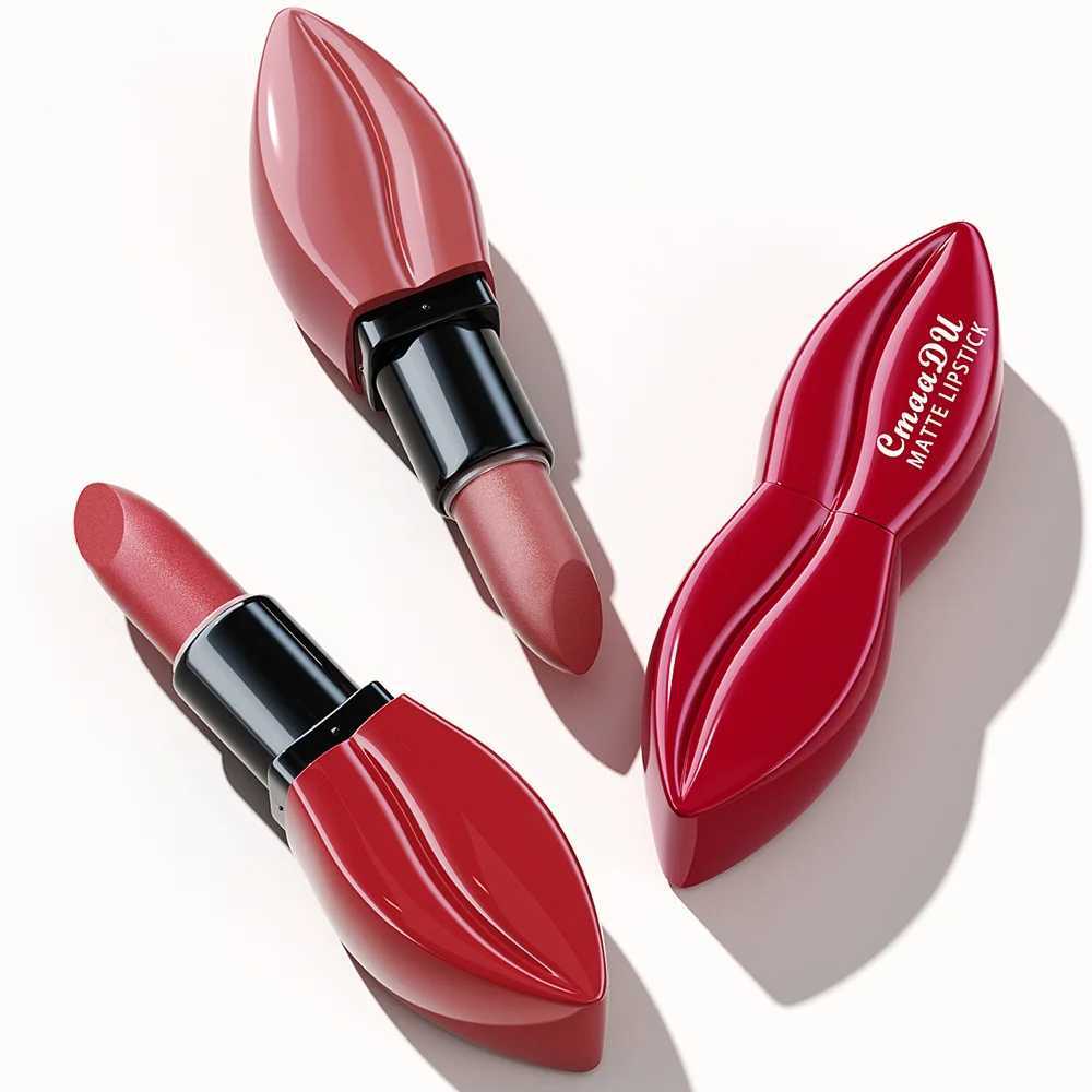 Natural Smooth Matte Waterproof Velvet Nude Lipstick Sexy Red Brown Lip stick Pigments Makeup Lipgloss Long Lasting zxx240715