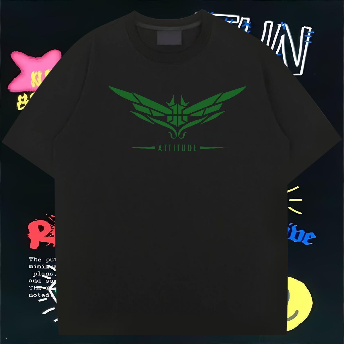 New Designer T shirt Wing 100% Cotton 230g Custom Printed Men Tops Tees Street Breathable Short Sleeve Popular Tees Shirts