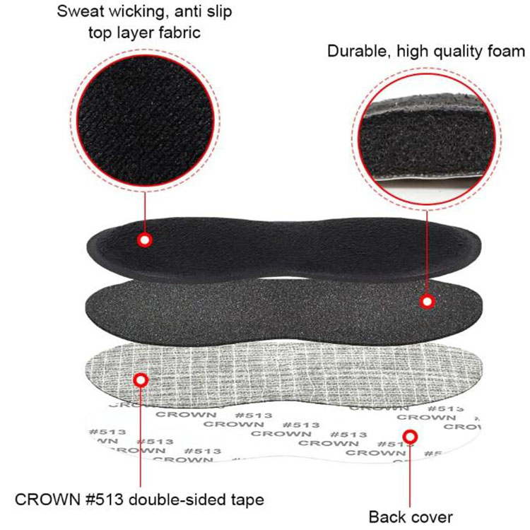 shoe part accessories foot heel Grips for men and women self adhesive heel cushion insert prevent heel slipping rubbing blisters foot pain and improve
