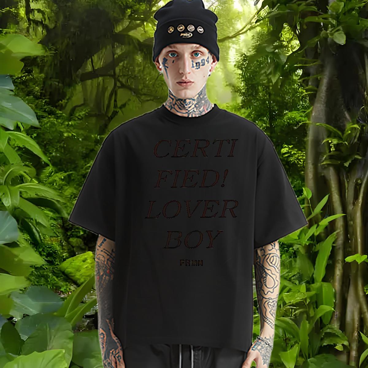 Fashion Man T Shirts fashion 100% Cotton 230g Plus Size Custom Couples T Shirts Summer Casual Short sleeve Cotton Soft Wholesale Tees