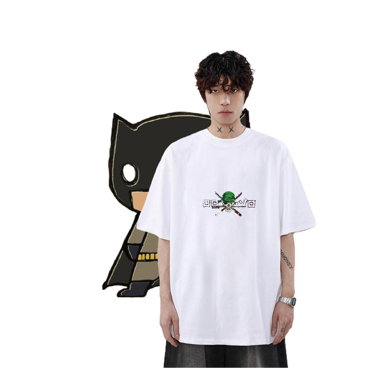 Casual New Men T Shirts Anime Men Tees Hip Hop Breathable Crew Neck Popular Wear