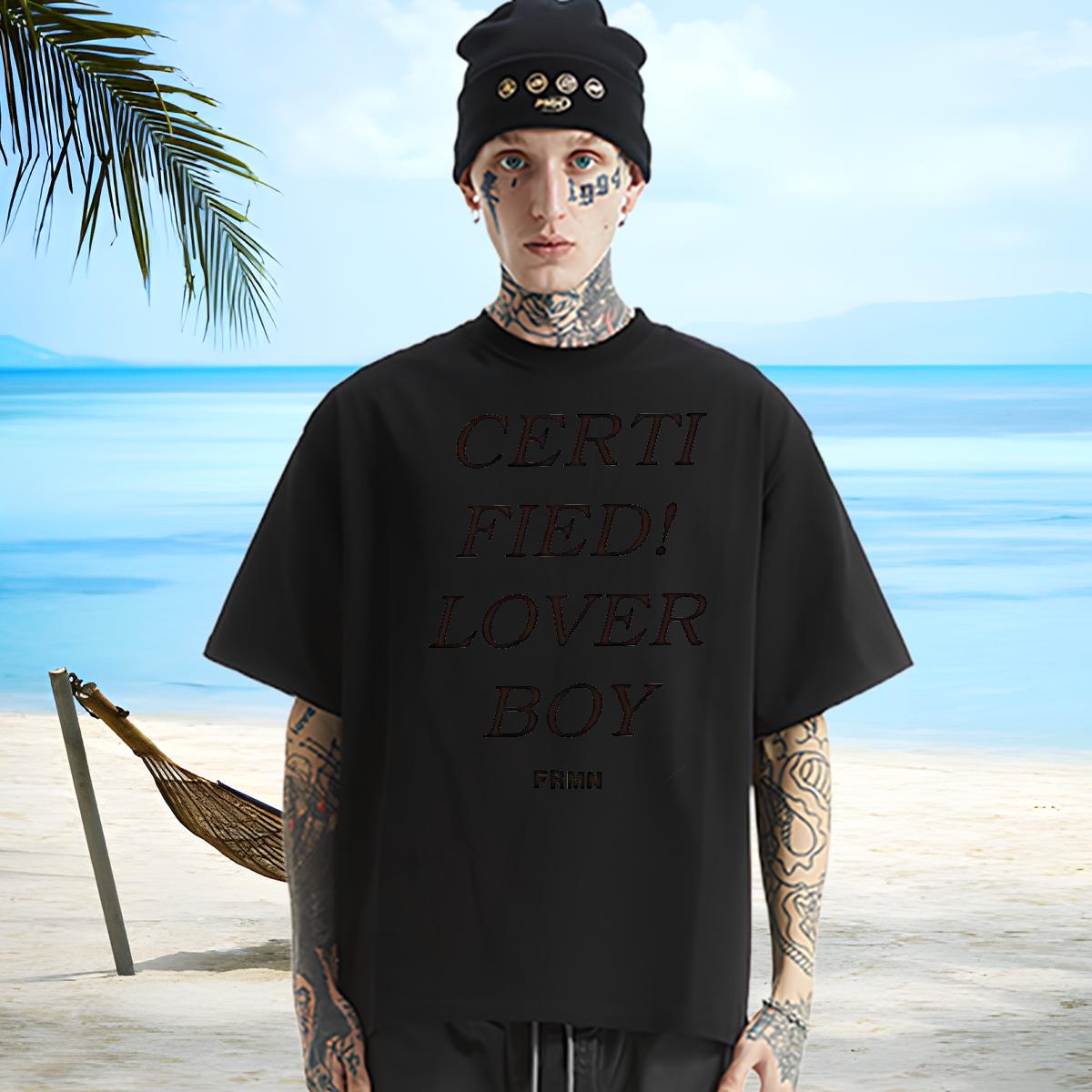 5A T Shirt For Man fashion 230g 100% Cotton Spring Summer Cotton Breathable Men Clothes T-Shirt Factory Direct Black Oversized Tops
