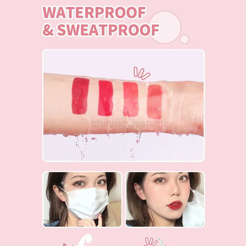 Lip Gloss Tint Makeup Cheek Tint Blush Moisturizing Mirror Liquid Lipsticks Waterproof Long Lasting Lip Glaze CosmeticCL240716