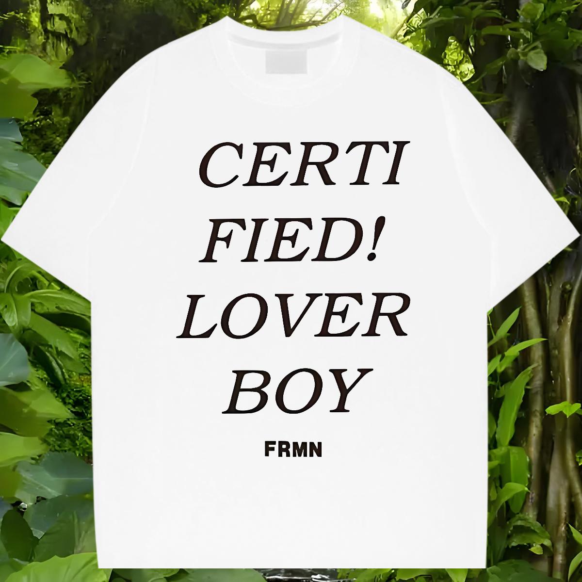 Fashion Man T Shirts fashion 100% Cotton 230g Plus Size Custom Couples T Shirts Summer Casual Short sleeve Cotton Soft Wholesale Tees