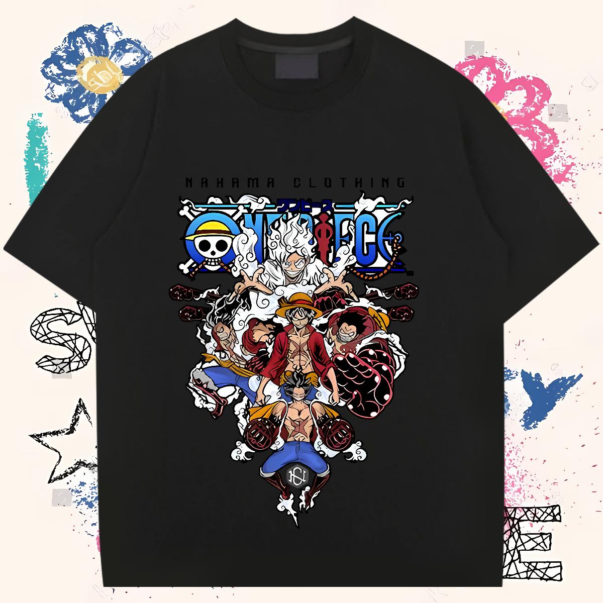 Soft Men Tshirts Crew Neck Cotton Casual Mens T Shirts Cartoon Printing S-3XL Casual New Tees