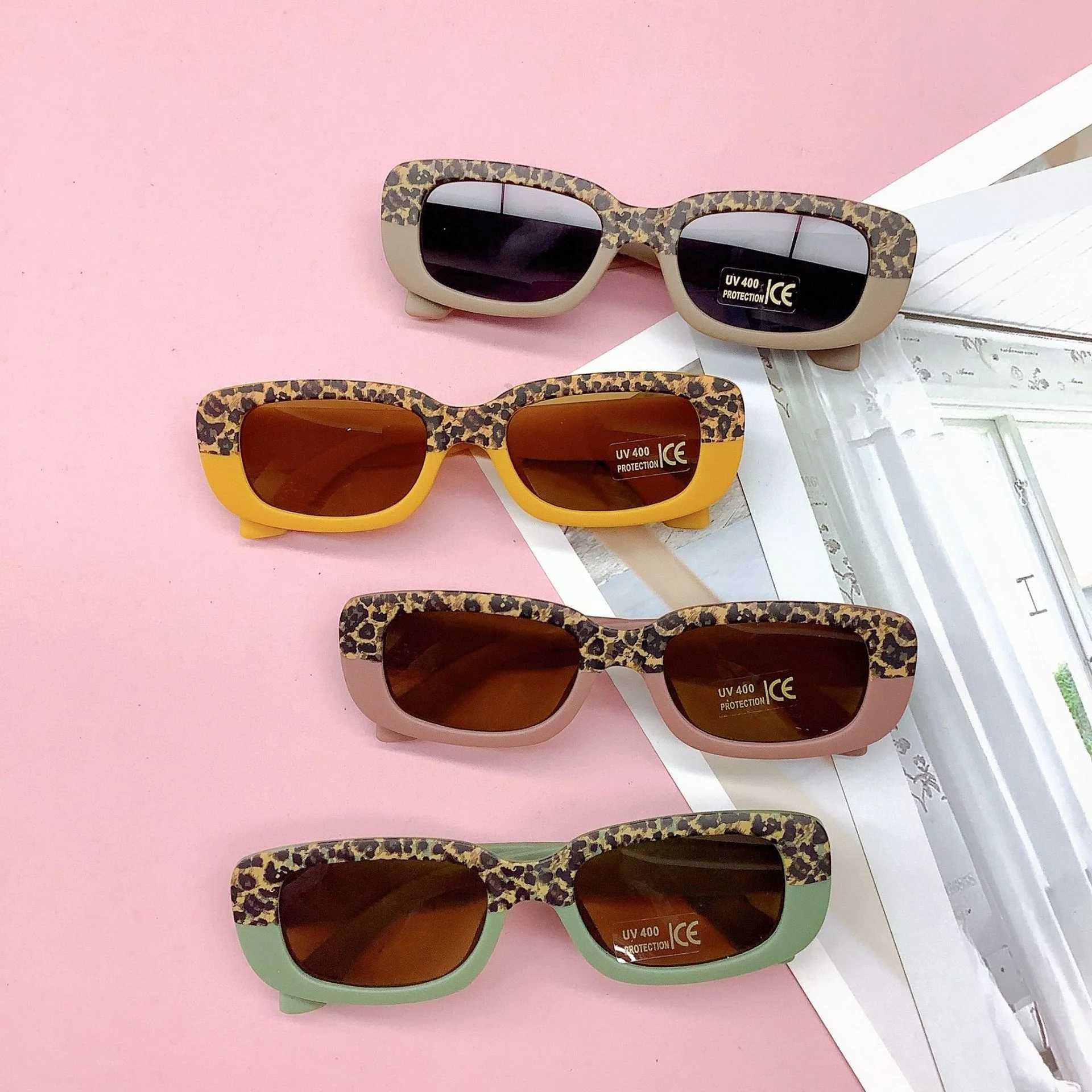 Sunglasses Fashionable contrast color childrens sunglasses version Fashionable UV-proof baby glasses concave sun visor