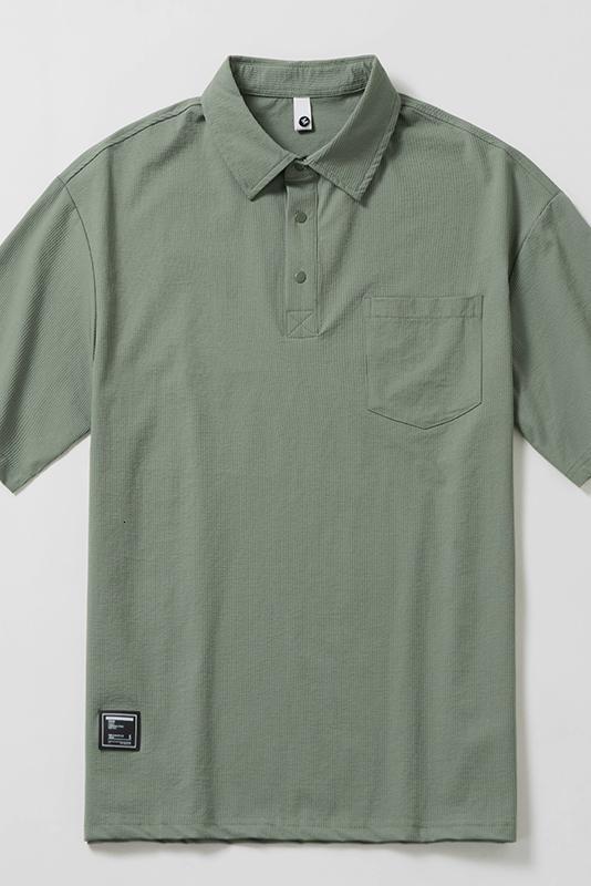 2024 Summer New Men's Polo Shirt Made of Pure Cotton, Simple and Versatile, Casual POLO Neck T-shirt for Men