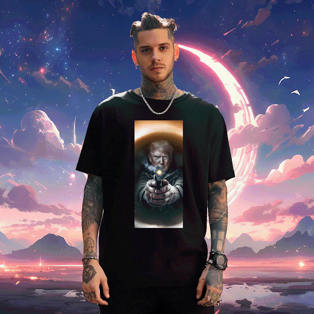 Popular T Shirt For Man Fight 230g Cotton Casual Beach 180g Cotton Couples T Shirts Fashion Anime Clothings