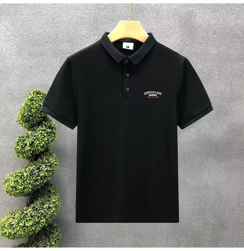 Men's 2024 Luxury Polo: Snake & Bee Embroidery, Casual Summer Designer Shirt