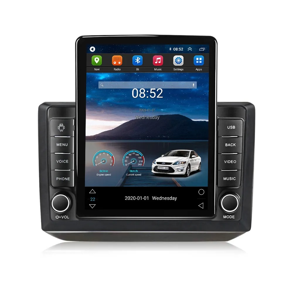 Car Video Radio Multimedia Video Player Android 2din Stereo for Skoda Fabia 2 2007-2014 Tesla Style Navigation GPS 2 Din BT