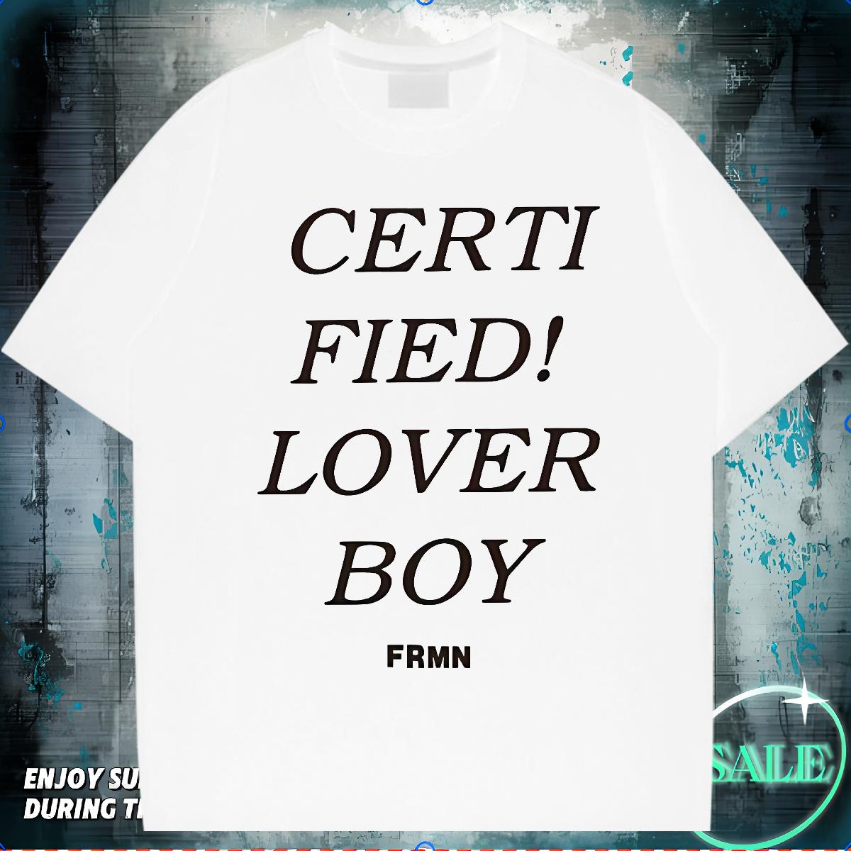 Factory Direct T-Shirts for Men fashion 230g Cotton Plus Size Cartoon Outdoor Men Tops Tees Cotton O Neck Short Sleeves Classic