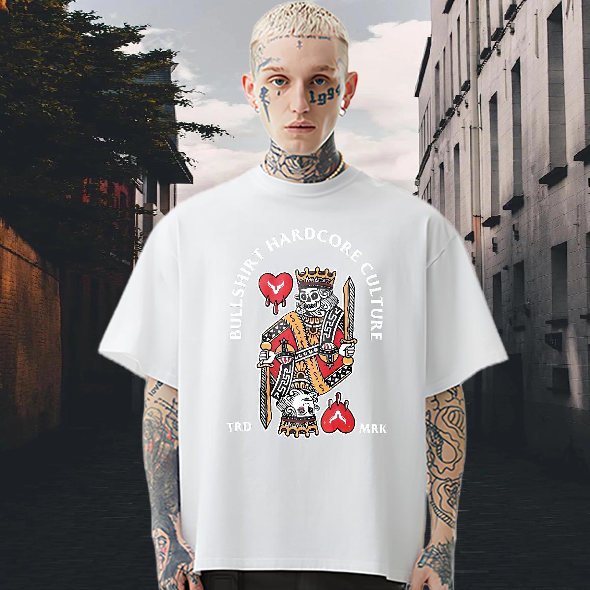 Comfortable T-Shirts for Men fashion 100% Cotton 230g Daily Wear Cotton Breathable Tshirt for Man Woman Customized White Plus Size Clothes