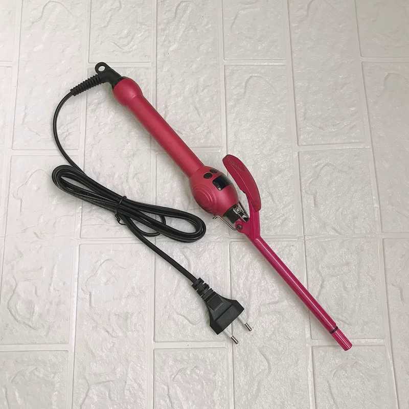 professional 9mm Curling Iron Hair Curler Pear Flower Wand Roller Waver LCD Display Beauty Styling ToolsCL240716