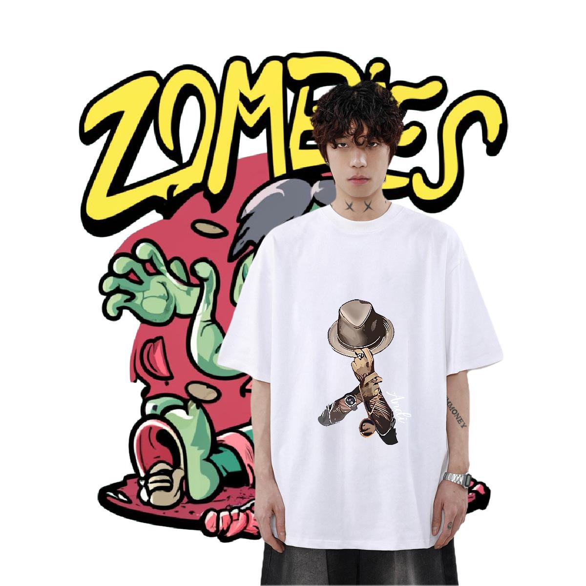 Fashion New Men T Shirts Customized Print Couples T Shirts Street Casual Cotton O Neck Short Sleeves Unisex Tee Shirt