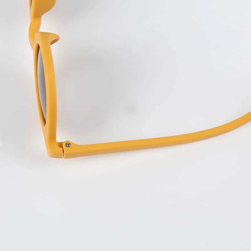 Sunglasses 2023 Childrens Cubs Toddlers Babies Soft Silicone Polarized Morandi Color Sunglasses UV Protection And Sun Protection