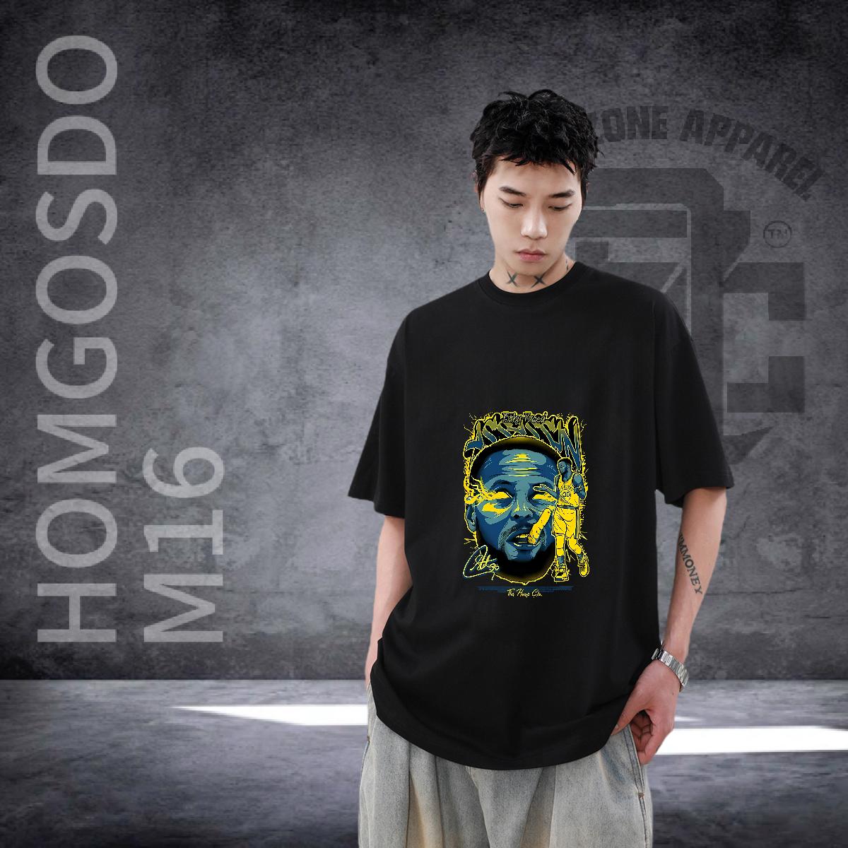 Fashion T shirt Custom Print Oversized Mens Tshirts Street Wear Cotton Breathable Classic Tee Shirt