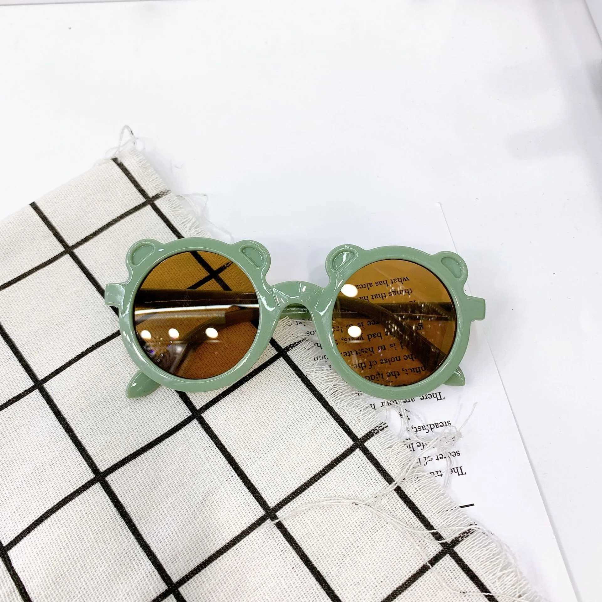 Sunglasses plastic teeth Matte childrens glasses sunglasses cute children Street Photo Sunglasses candy color baby photo glasses